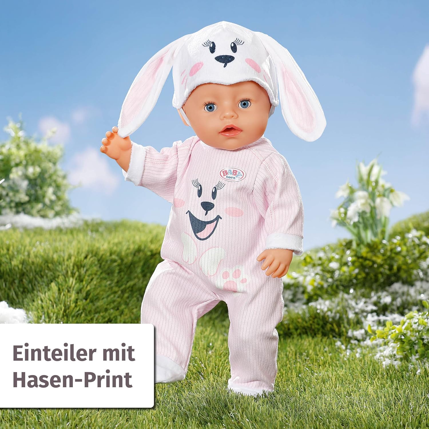 BABY born® Häschen Kuschelanzug 43cm