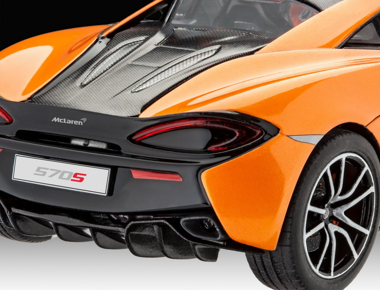 Revell 07051 McLaren 570S Modellbausatz 1:24 Rad, Sportwagen, Coupé, Leichtmetallfelge, Speiche