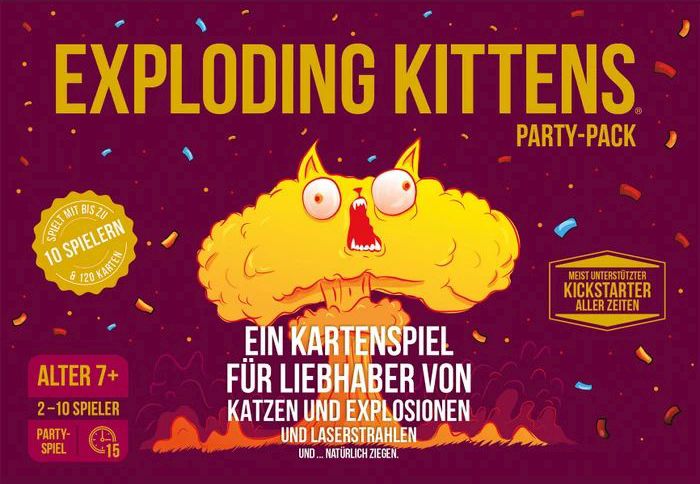 Exploding Kittens Party-Pack Exploding, Kittens, Party-Pack