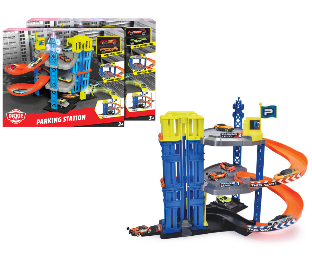 Dickie Toys Parking Station, 2-sort. Dickie Toys Parking Station, 2-sort.