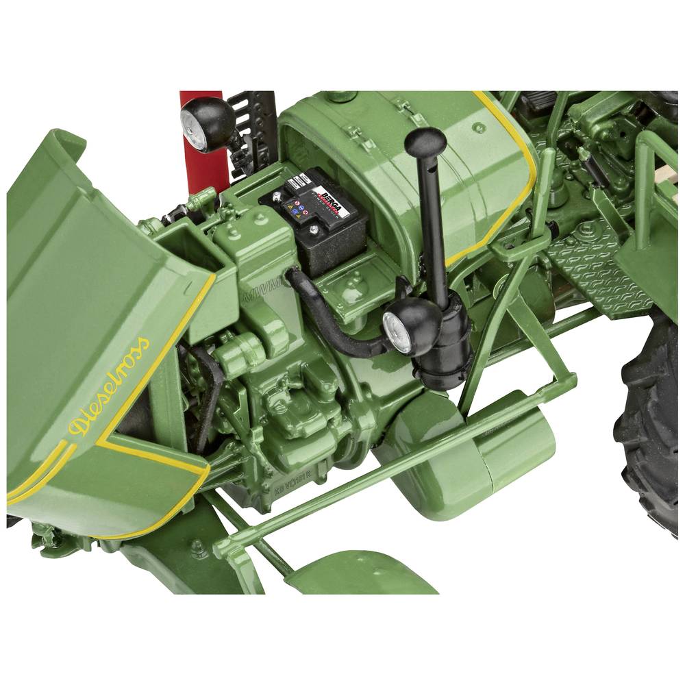 Revell 7822 Fendt F20 Dieselroß Traktor easy-click-system Revell Bausatz zum Zusammenstecken