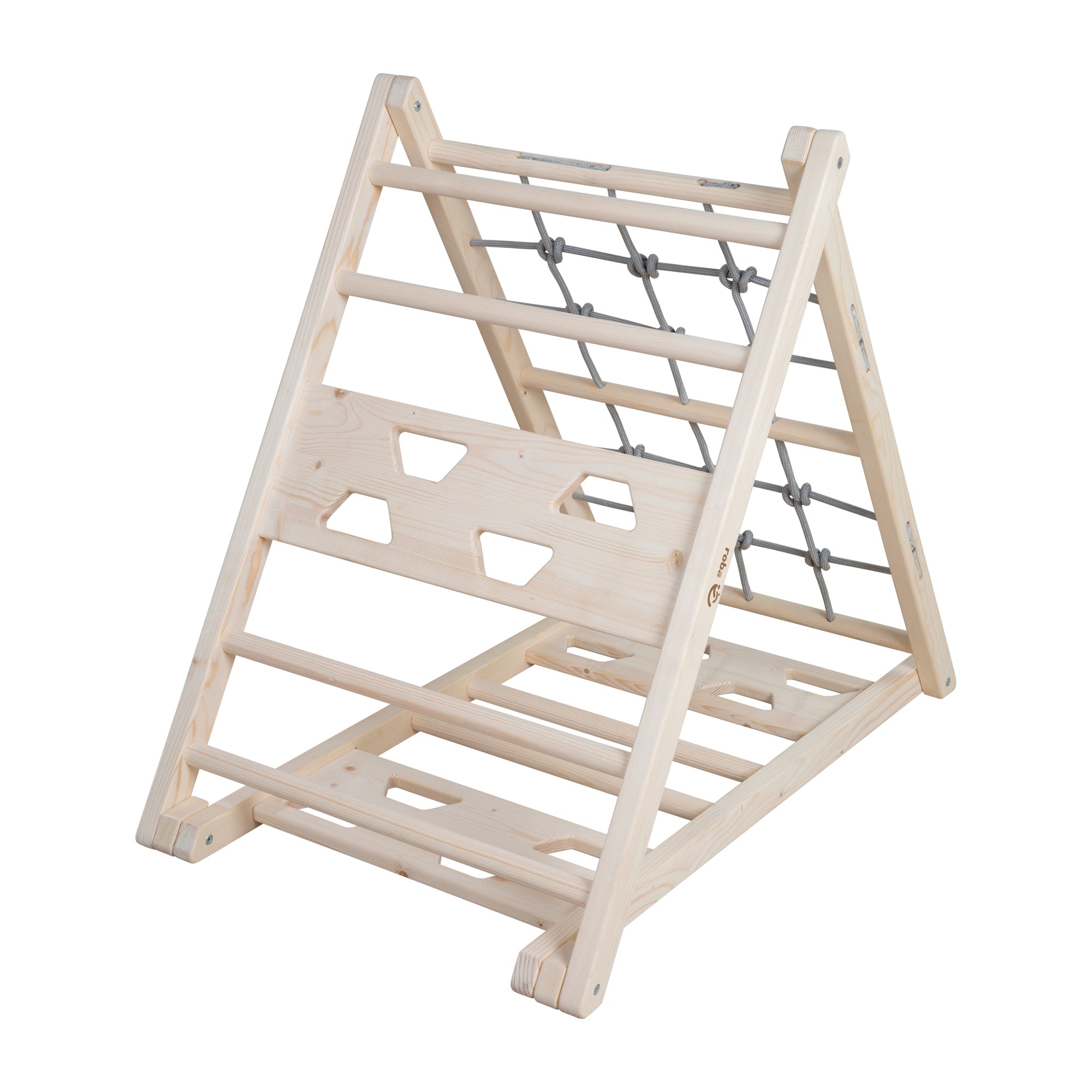 Roba 440130NU Kletterdreieck natur unbehandelt – Motorik & Lernen - Bild 4 Roba 440130NU Kletterdreieck natur unbehandelt – Motorik & Lernen - Produktbild 4