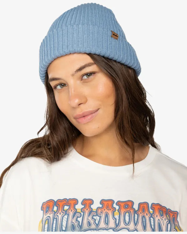 Billabong Beanie Damen Rib Blau
