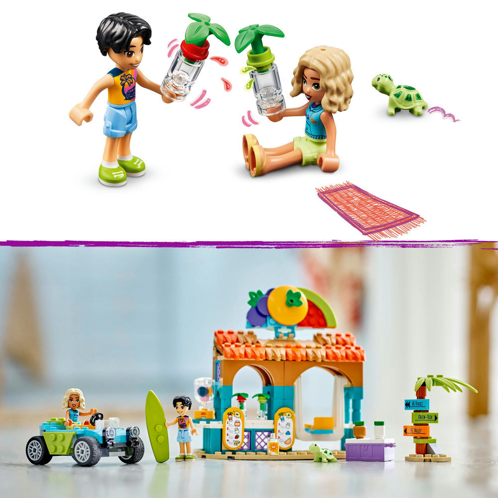 LEGO® Friends Smoothie-Stand am Strand Spielset 42625 Figur, Puppe, Spielzeug, Rad, Person