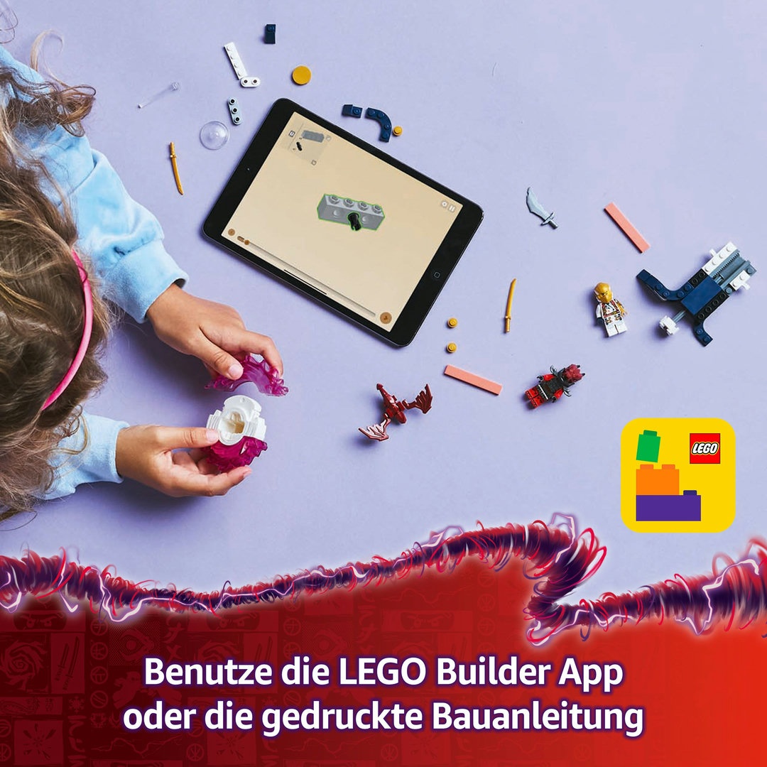 LEGO® NINJAGO® Soras Drachen-Spinjitzu-Spinner 71824 Werbung, Kind, Weiblich, Mädchen, Person