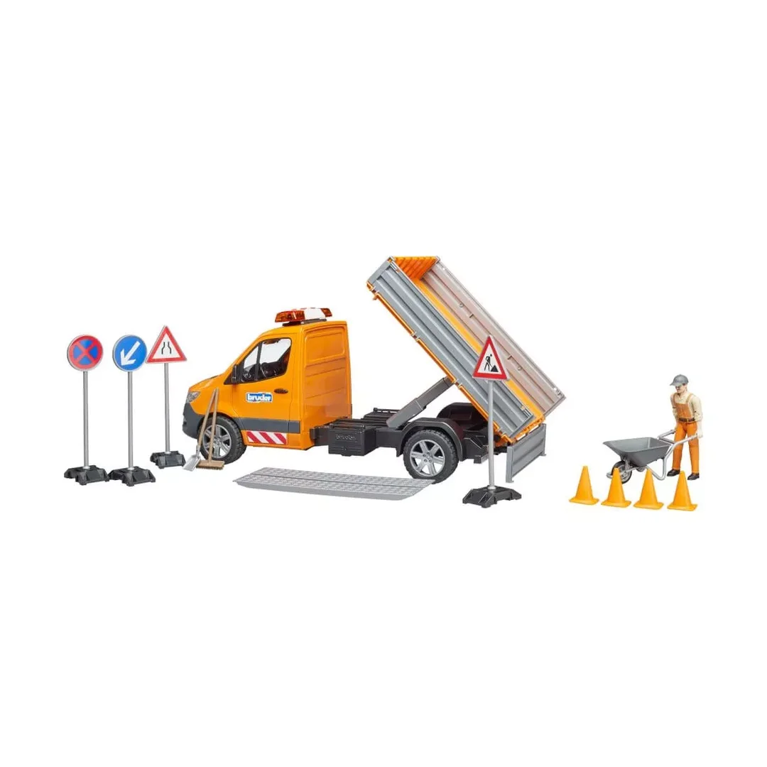 Bruder 02677 Mb Sprinter Kommunal Mit Fahrer, \nLight + Sound Modul Und Zubehör Bruder, 02677, Mb, Sprinter, Kommunal, Mit, Fahrer, \nLight, +, Sound, Modul, Und, Zubehör