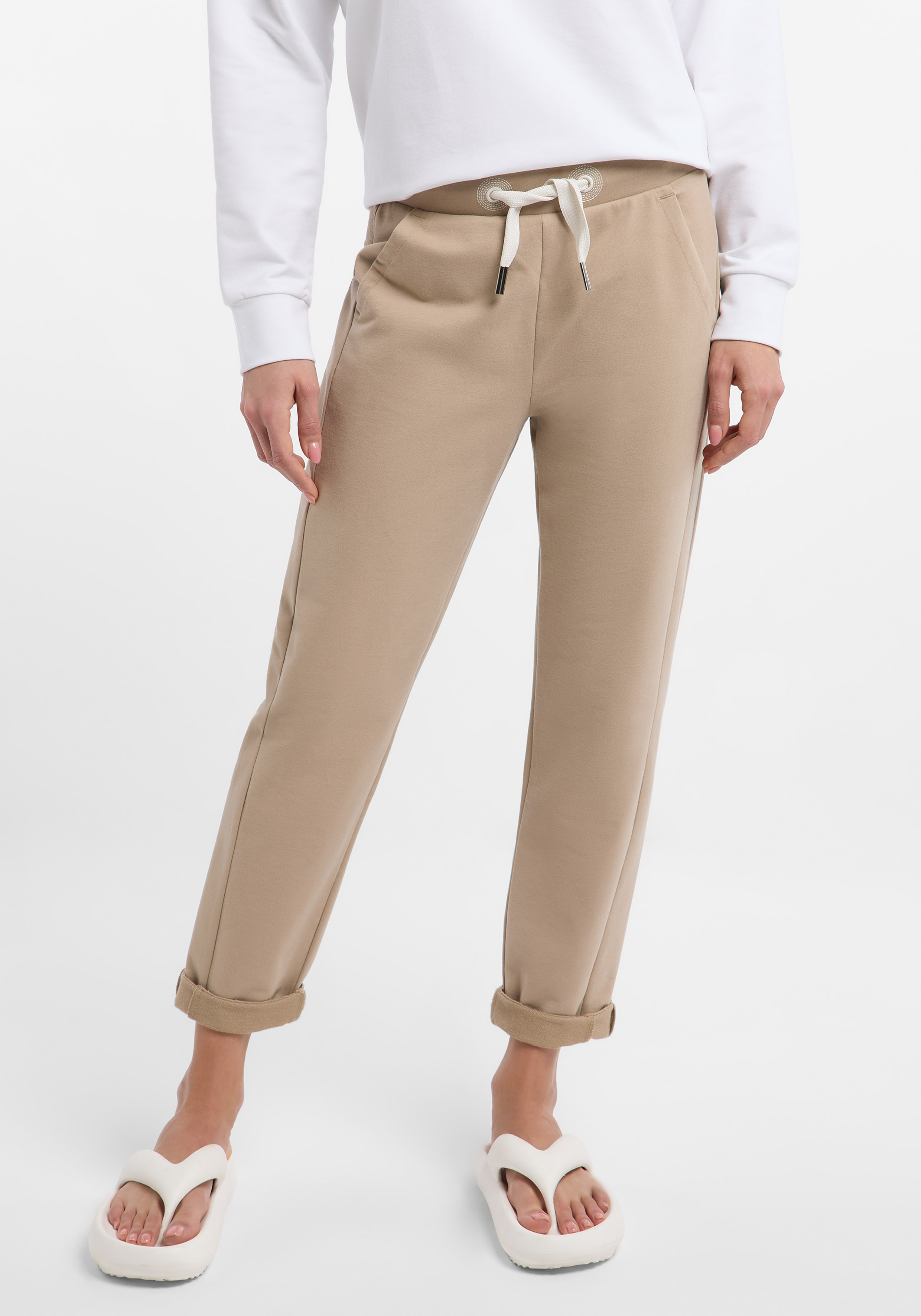 ELBSAND SWEATHOSE, BRINE, BEIGE von Elbsand bei Conquest. Artikel ELB 70628/2180.