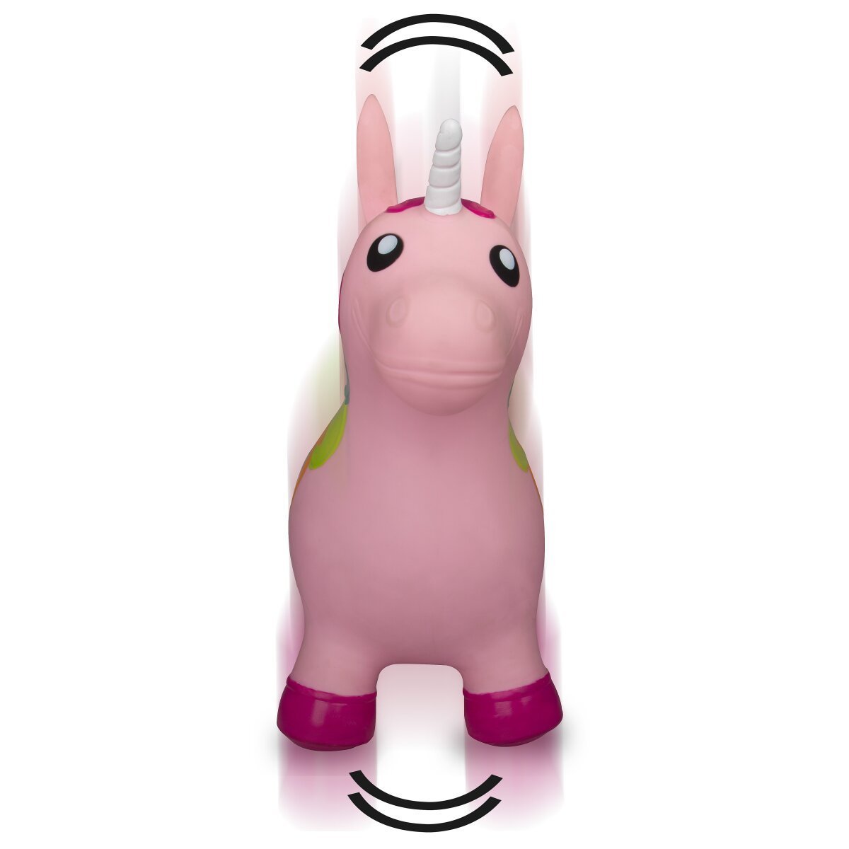 JAMARA Hüpftier Einhorn HoppyDoo bunt mit Pumpe ab 12 Monaten
