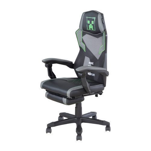 Roba 827132MC Gamingstuhl 'Minecraft' gepolstert - hoehenverstellbar mit Fussstuetze - Produktbild 7