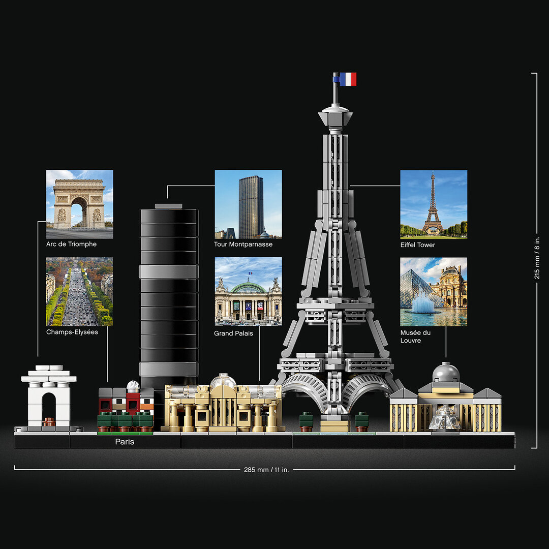 LEGO® Architecture Paris 21044 Stadt, Metropole, Städtisch