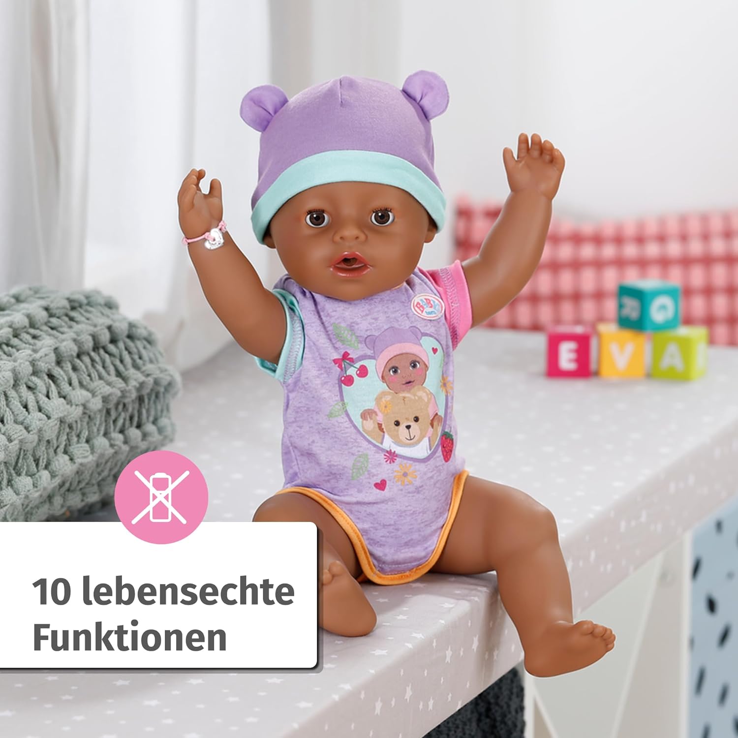 BABY born® Eva DE Baby, Person, Puppe, Spielzeug, Hut