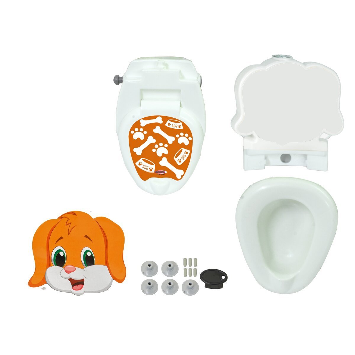 JAMARA Meine kleine Toilette Hund mit Spülsound und Toilettenpapierhalter ab 18 Monaten JAMARA Meine kleine Toilette Hund mit Spülsound und Toilettenpapierhalter ab 18 Monaten