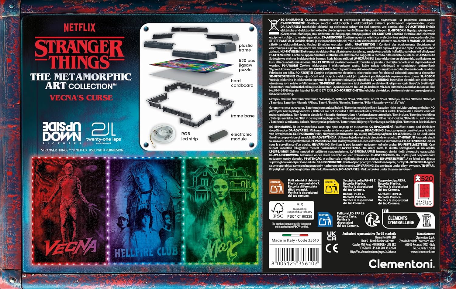 Stranger Things - Metamorphic Art Collection Vecna Werbung, Plakat, Person, Gesicht, Kopf
