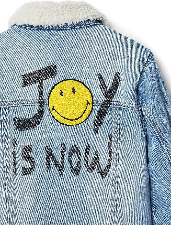 Desigual Jungen „Neptune“ - Mittelblau mit Fellkragen 22WBED01 Jeansjacke