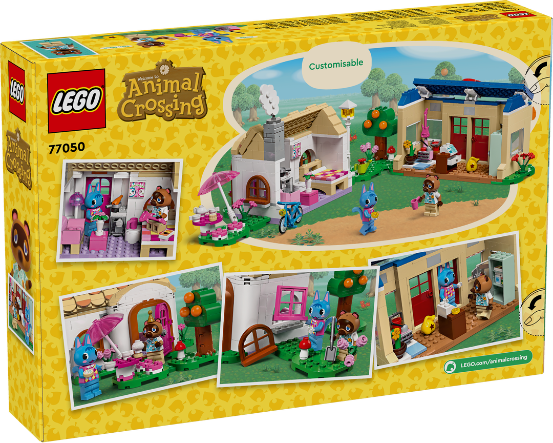 LEGO® Animal Crossing™ Nooks Laden und Sophies Haus Spielzeug mit Figuren 77050 Spielbereich