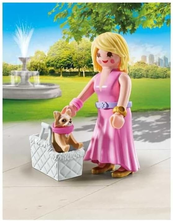 PLAYMOBIL 71737 - My Life: It-Girl mit Chihuahua im Taschenformat Person, Hoher Absatz, Schuh, Hund, Haustier