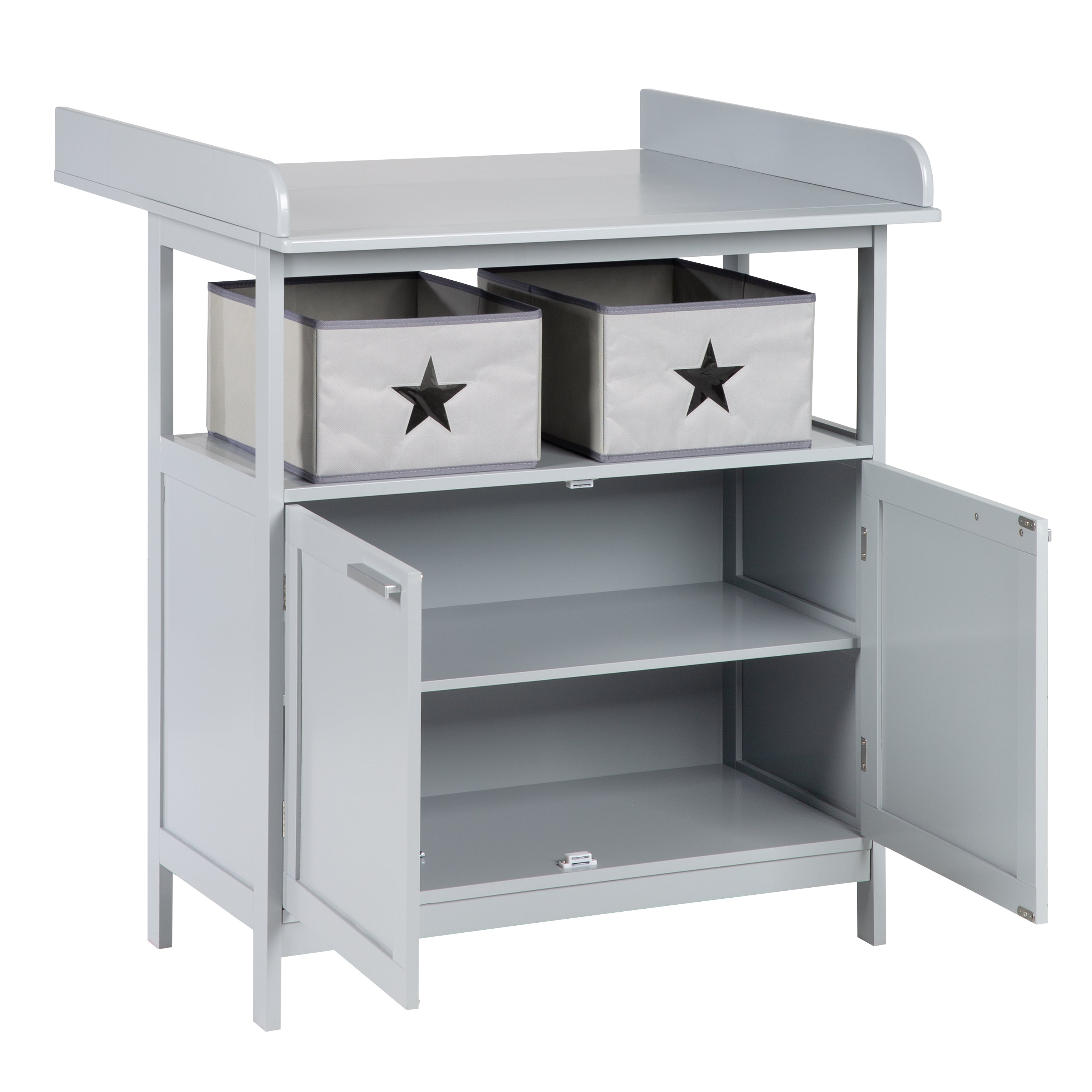 Roba 1711040TP Wickelkommode, Wickelansatz Hamburg taupe – Wickelkommode schmal - Produktbild 3