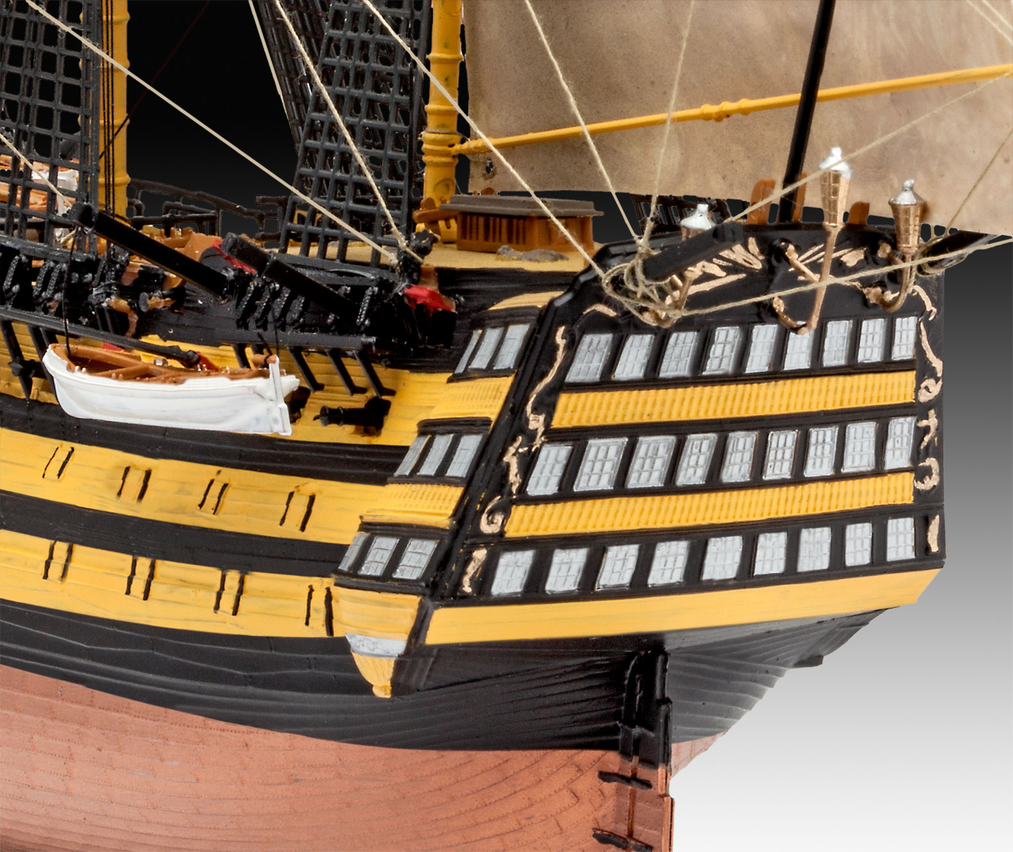 Revell 05408 H.M.S. Victory - Legendäres Flaggschiff im Maßstab 1:225 Boot, Segelboot, Transport, Fahrzeug, Wasserfahrzeug