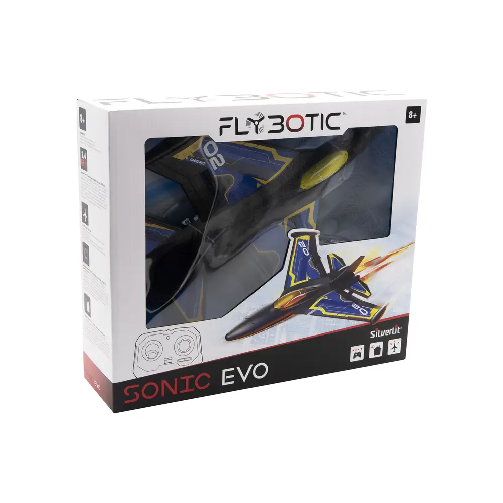 Silverlit FLYBOTIC Sonic Evo RC-Flugzeug, blau 31cm kaufen bei Conquest GmbH Silverlit FLYBOTIC Sonic Evo RC-Flugzeug, blau 31cm kaufen bei Conquest GmbH