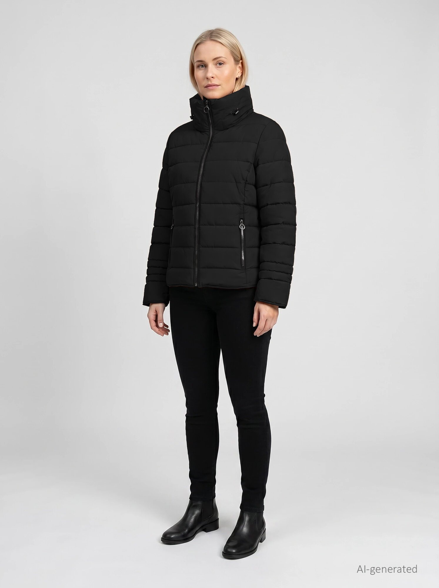 Covered Ria Damen Winterjacke - Schwarz Covered Ria Damen Winterjacke - Schwarz