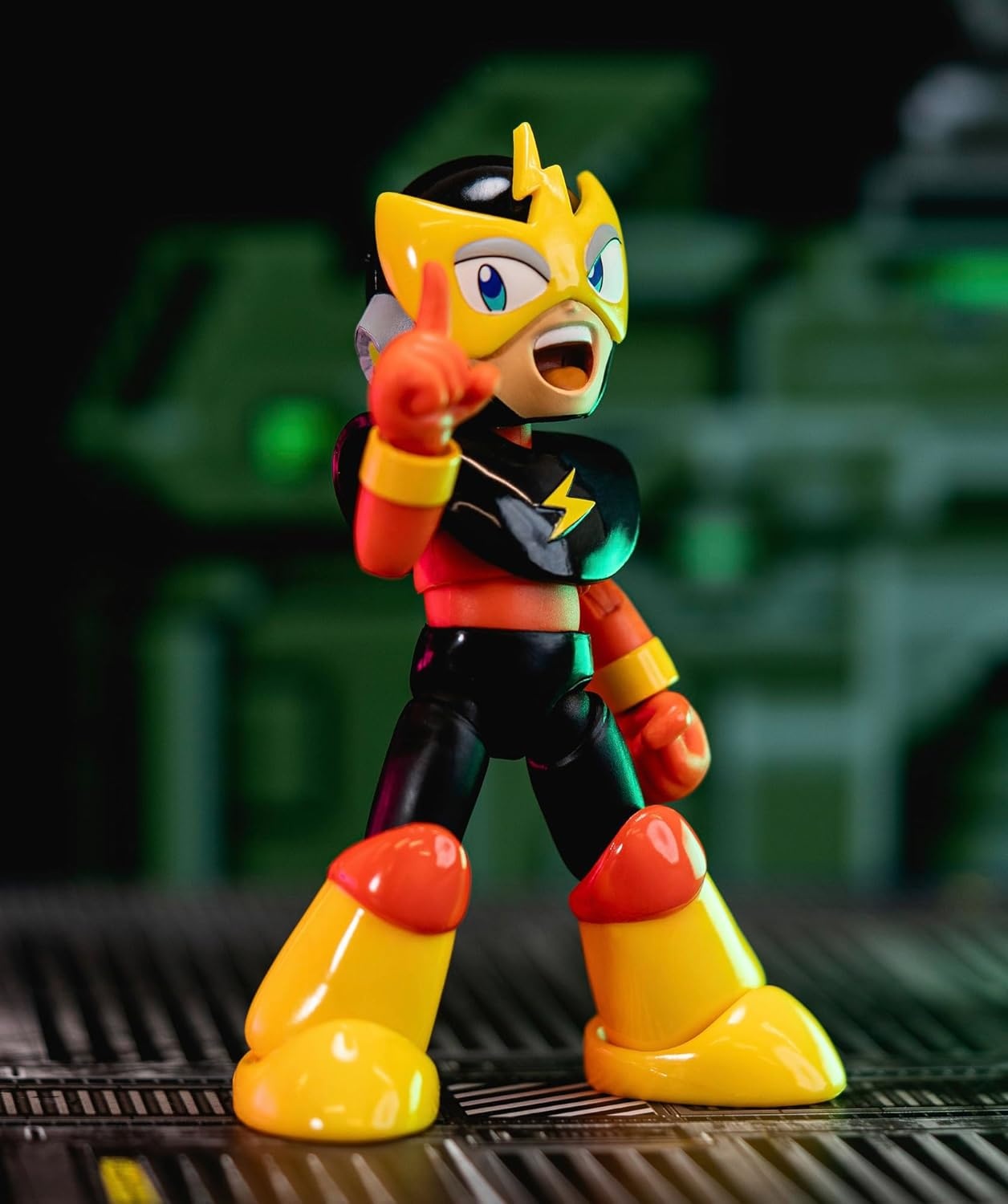 Jada 253251026 Mega Man - Elec Man Actionfigur 4.5 Zoll (11.4 cm) Spielzeug