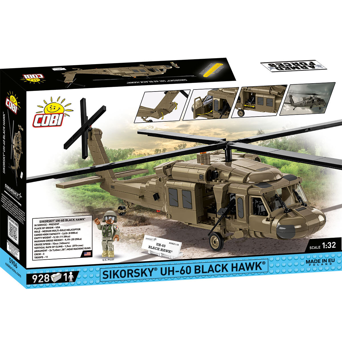 COBI 5906 - Sikorsky UH-60 BLACK HAWK Maßstabb 1:48) - Bild 2 COBI 5906 - Sikorsky UH-60 BLACK HAWK Maßstabb 1:48) - Bild 2