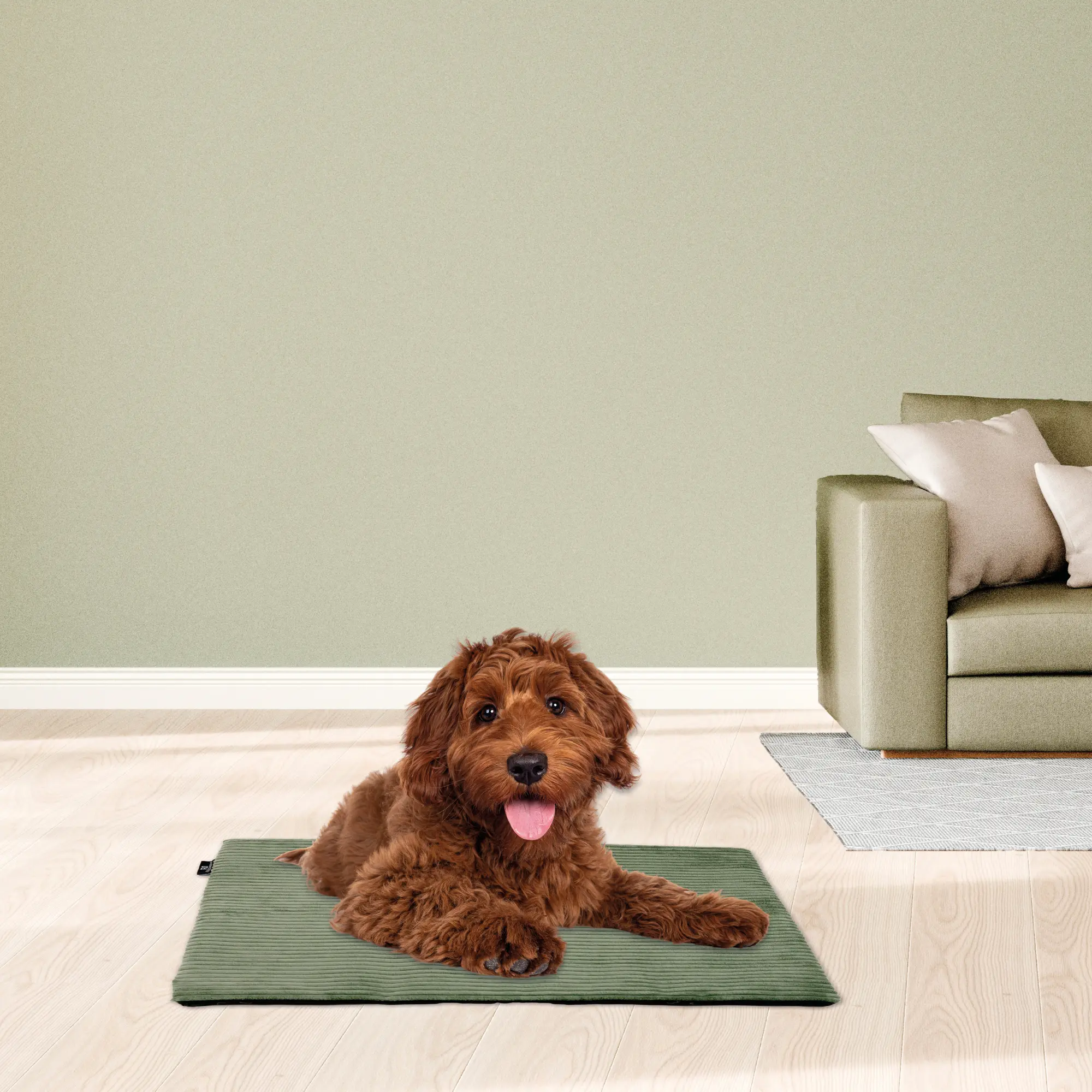 Rohrschneider RS 22391 Hanfmatte Cordbezug – Naturmatte mit Bezug GR.3