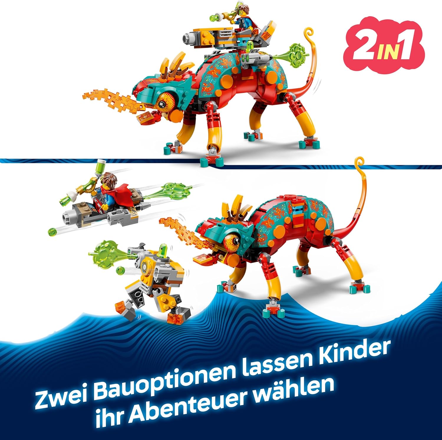 LEGO® DREAMZzz 71492 Mateos Feuer-Chamäleon Werbung, Spielzeug, Plakat