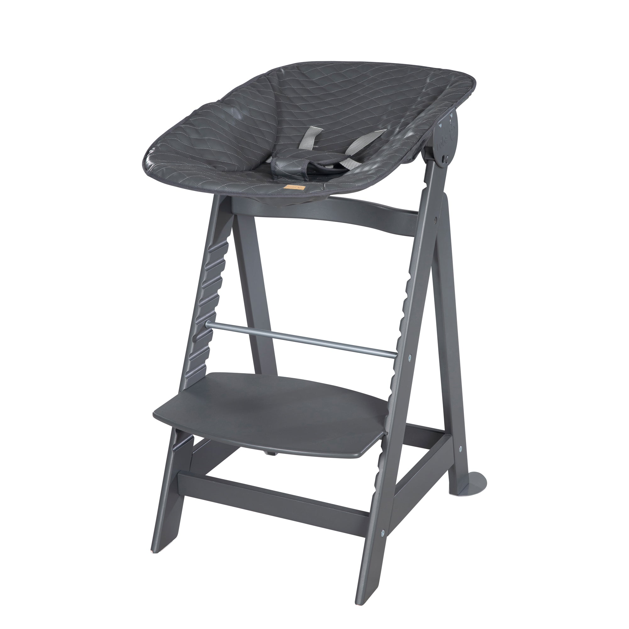 Roba 75063ANL250 Treppenhochstuhl, Set 2in1 Graphite anthrazit - Bild 4 Roba 75063ANL250 Treppenhochstuhl, Set 2in1 Graphite anthrazit - Produktbild 4