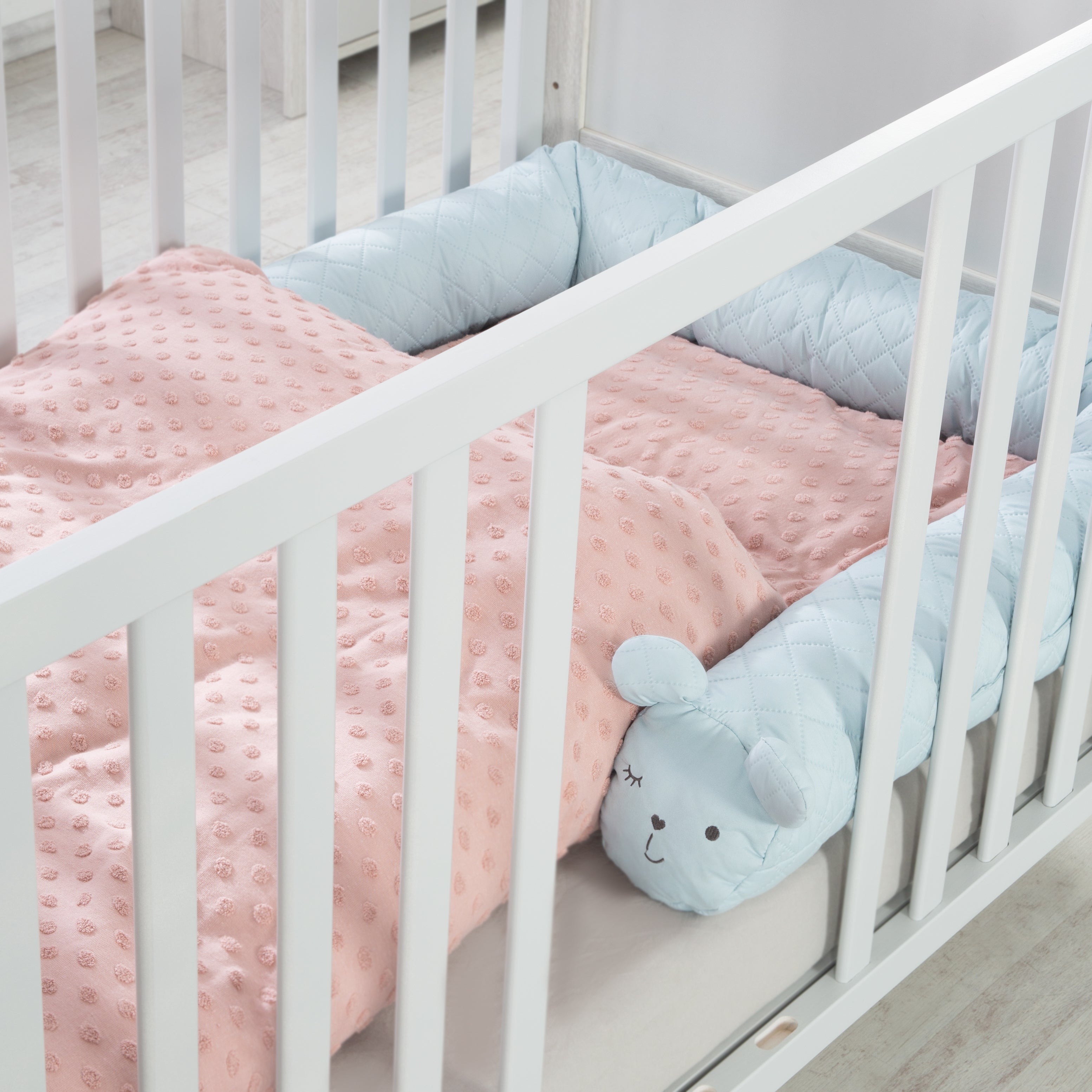 Roba 284100V231 Bettschlange roba Style türkis – Babynester - Bild 2 Roba 284100V231 Bettschlange roba Style türkis – Babynester - Produktbild 2