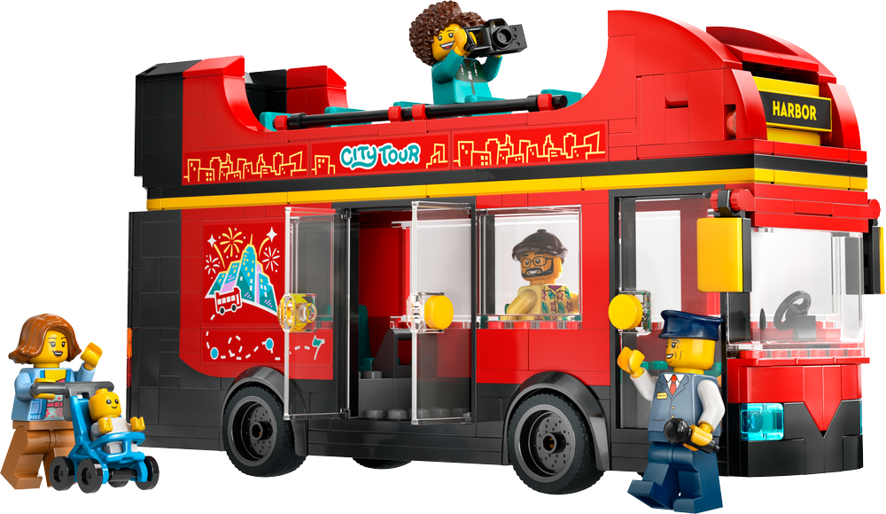 LEGO® City Doppeldeckerbus 60407 Bus, Transport, Fahrzeug, Person