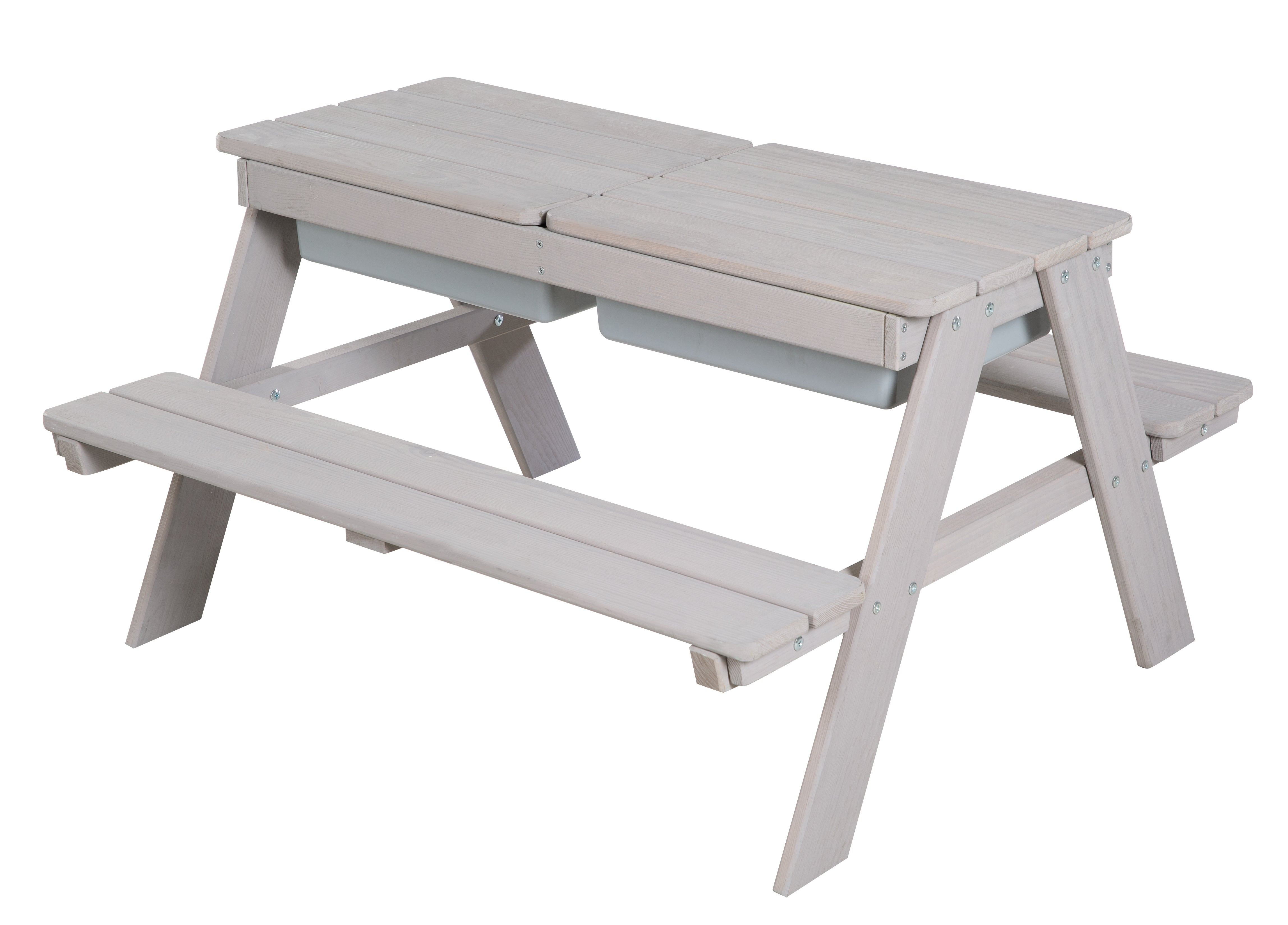 Roba 456002GAV190 Kindersitzgarnitur & Matschtisch grau – Outdoor + - Produktbild 5