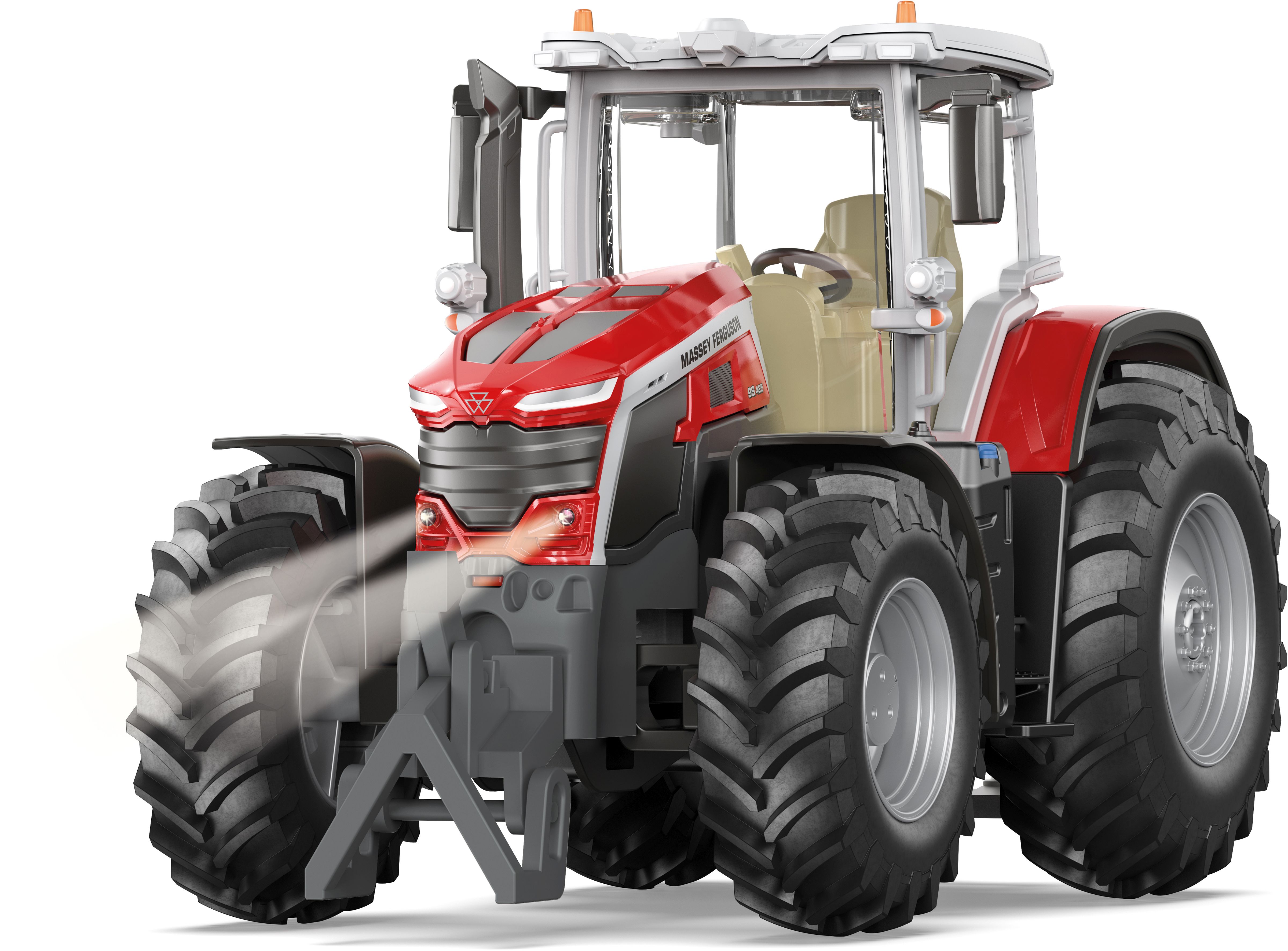SIKU 6885 Massey Ferguson 9S mit Bluetooth-App-Steuerung ohne Fernsteuermodul Traktor, Fahrzeug, Bulldozer, Maschine, Rad