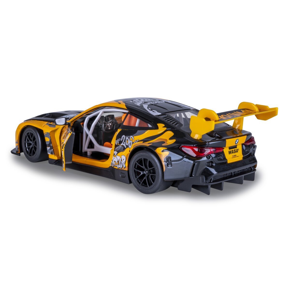 JAMARA BMW M4 GT3 Diecast 1:24 gelb inkl. Knopfzellen ab 3 Jahren JAMARA BMW M4 GT3 Diecast 1:24 gelb inkl. Knopfzellen ab 3 Jahren