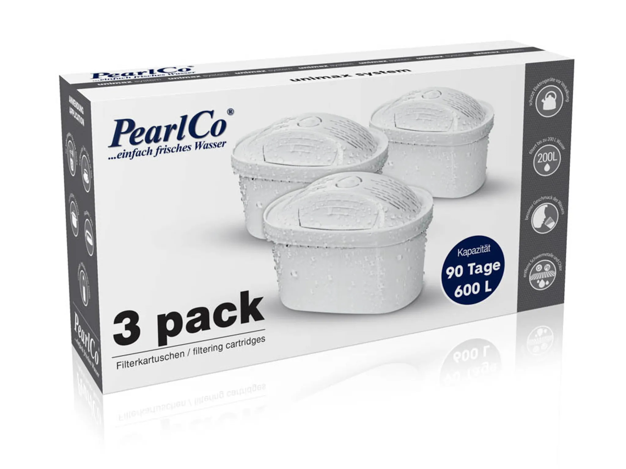 PEARLCO 270300 Filterkartuschen UniMax 3 St. PEARLCO 270300 Filterkartuschen UniMax 3 St.