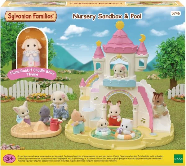 Sylvanian Families 5746 Erlebniskindergarten Sandkasten und Pool Sylvanian Families 5746 Erlebniskindergarten Sandkasten und Pool