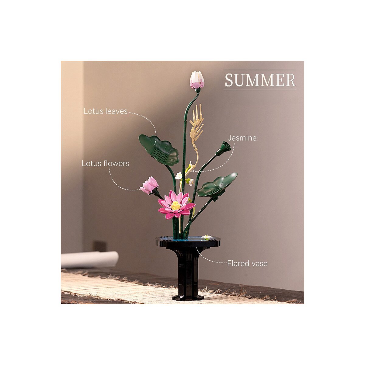 JAMARA CaDA Blumenstrauß Sommer 1:1 Bricks ab 8 Jahren JAMARA CaDA Blumenstrauß Sommer 1:1 Bricks ab 8 Jahren