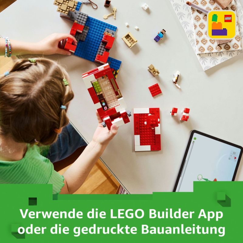 LEGO® Minecraft™ 21270 Das Pilzkuh-Haus