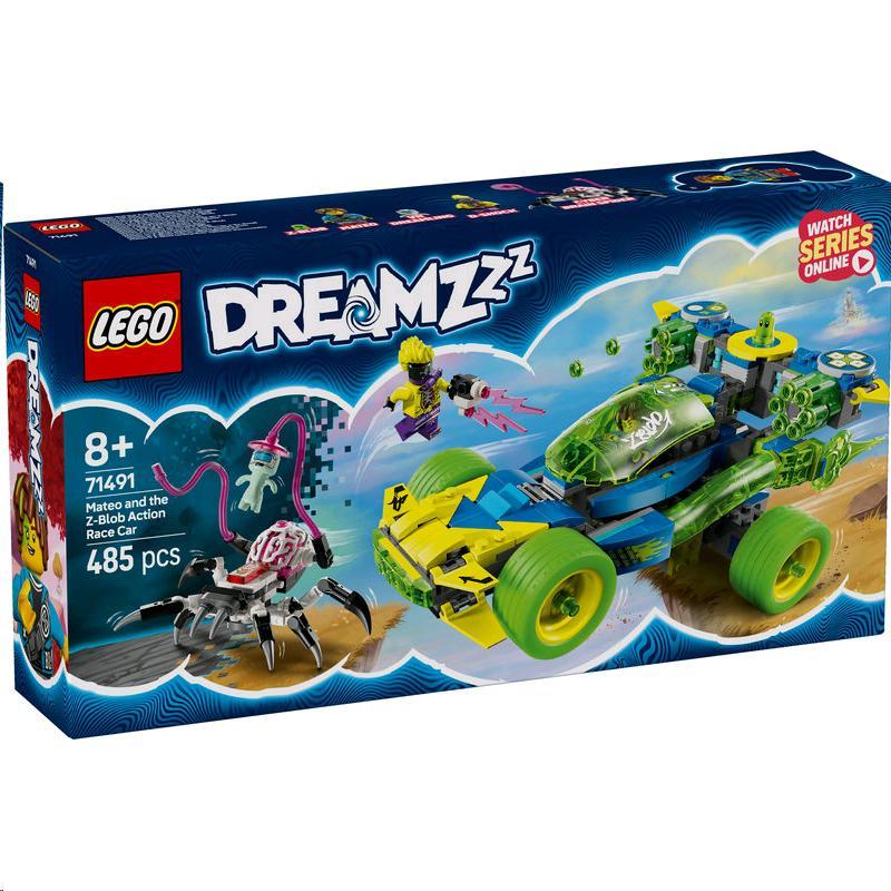 LEGO, DREAMZzz, 71491, Mateo, mit, dem, Z-Blob, Action-Rennwagen, Maschine, Rad, Spielzeug LEGO DREAMZzz 71491 Mateo mit dem Z-Blob Action-Rennwagen