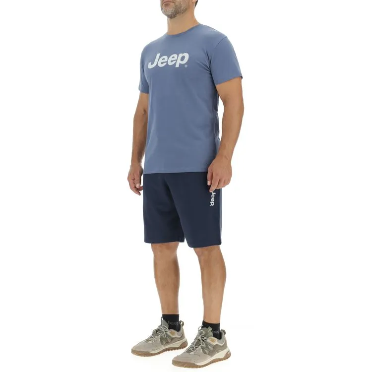 JEEP Herren T-Shirt O103218IN - Indigo mit großem Jeep-Logo GR. XXL JEEP Herren T-Shirt O103218IN - Indigo mit großem Jeep-Logo GR. XXL