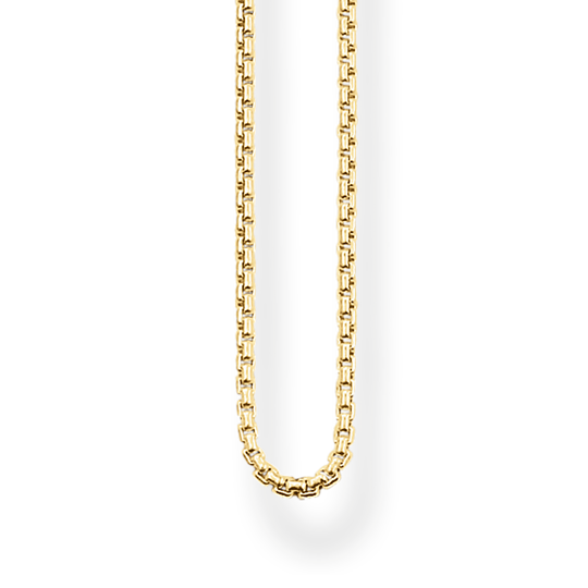Thomas, Sabo, Kette, Sterling, Silver, Gold, Länge, 50, Cm, Ke1106-413-12, Zubehor, Schmuck, Halskette, Kette