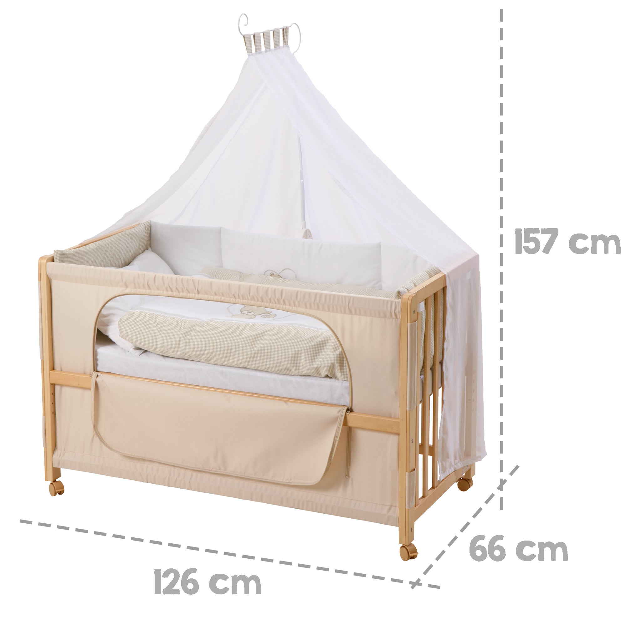 Roba 162003P105 Room Bed, 60x120 cm Liebhabär natur lackiert - Bild 4 Roba 162003P105 Room Bed, 60x120 cm Liebhabär natur lackiert - Produktbild 4