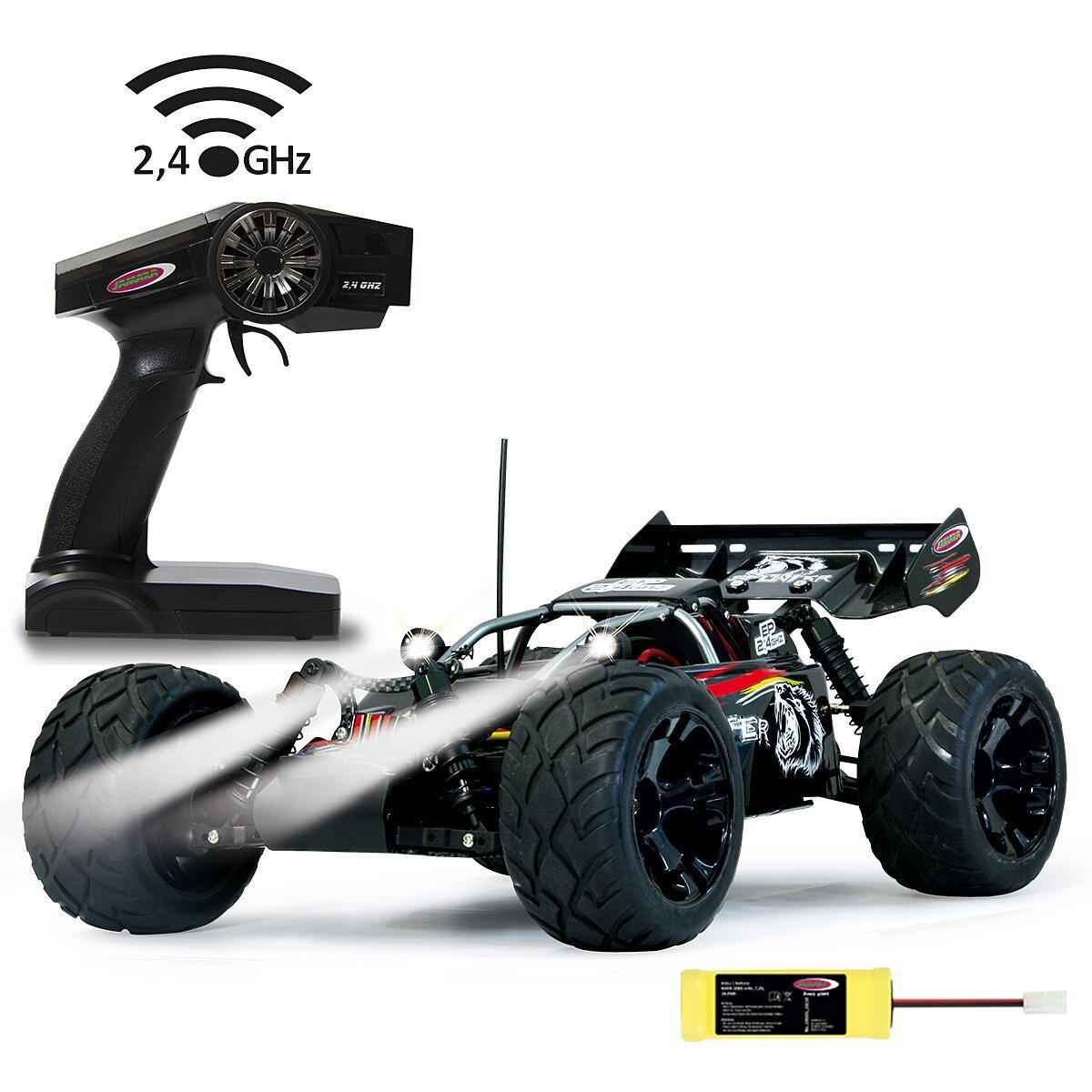 JAMARA Splinter Desertbuggy 4WD 1:10 NiMh 2,4GHz mit LED ab 14 Jahren JAMARA Splinter Desertbuggy 4WD 1:10 NiMh 2,4GHz mit LED ab 14 Jahren
