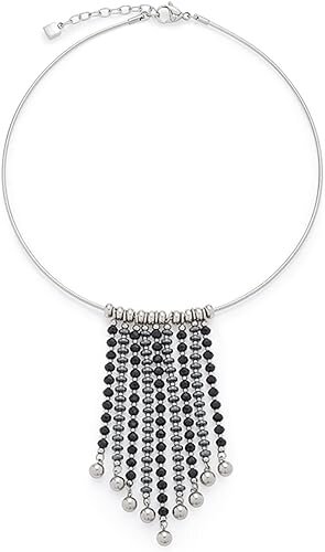 LeonardoKette, Donna, Halsreif, Silber/Schwarz LeonardoKette, Donna, Halsreif, Silber/Schwarz
