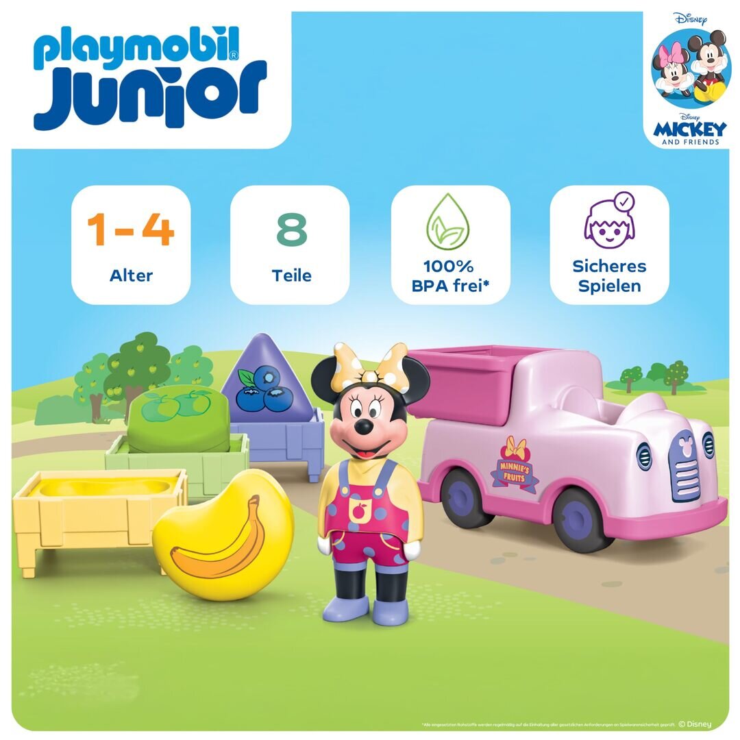 PLAYMOBIL 71770 JUNIOR & DISNEY OBST-TRANSPORTER PLAYMOBIL 71770 JUNIOR & DISNEY OBST-TRANSPORTER