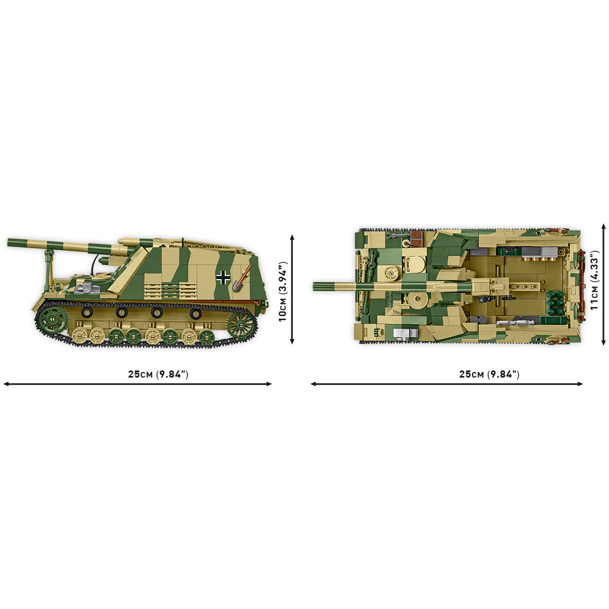 COBI 2663 - Panzerhaubitze HUMMEL Sdkfz165165) - Bild 9 COBI 2663 - Panzerhaubitze HUMMEL Sdkfz165165) - Bild 9