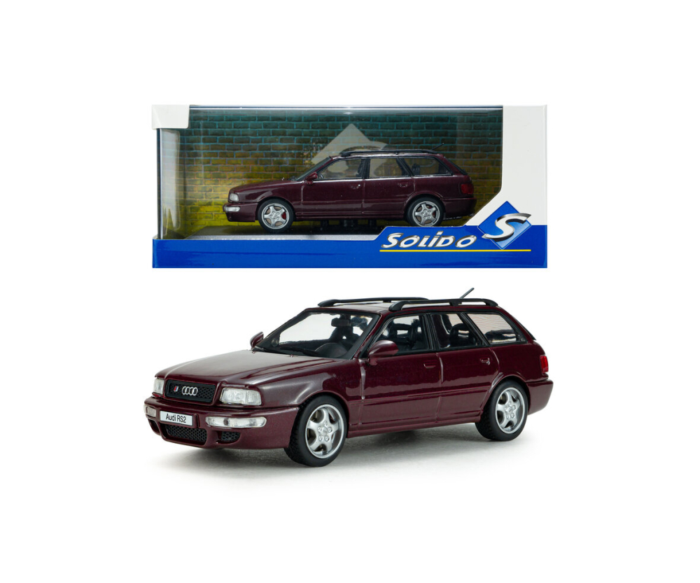 Solido 1:43 Audi Avant RS2 ruby rot