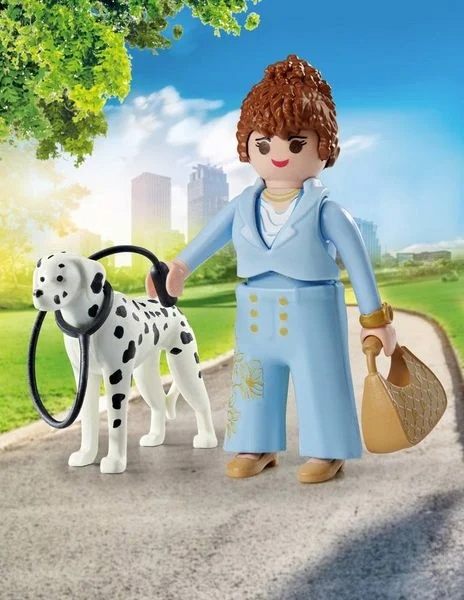 PLAYMOBIL 71736 - My Life: Managerin mit Dalmatiner Person, Hund, Säugetier, Haustier