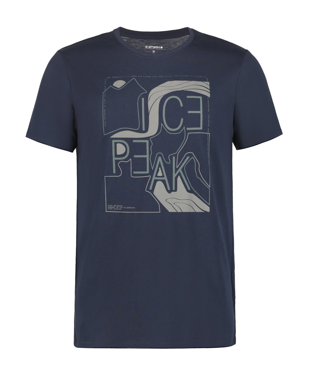 ICEPEAK 957730689I BEEVILLE T-Shirt Herren Dunkelblau Gr. XXL