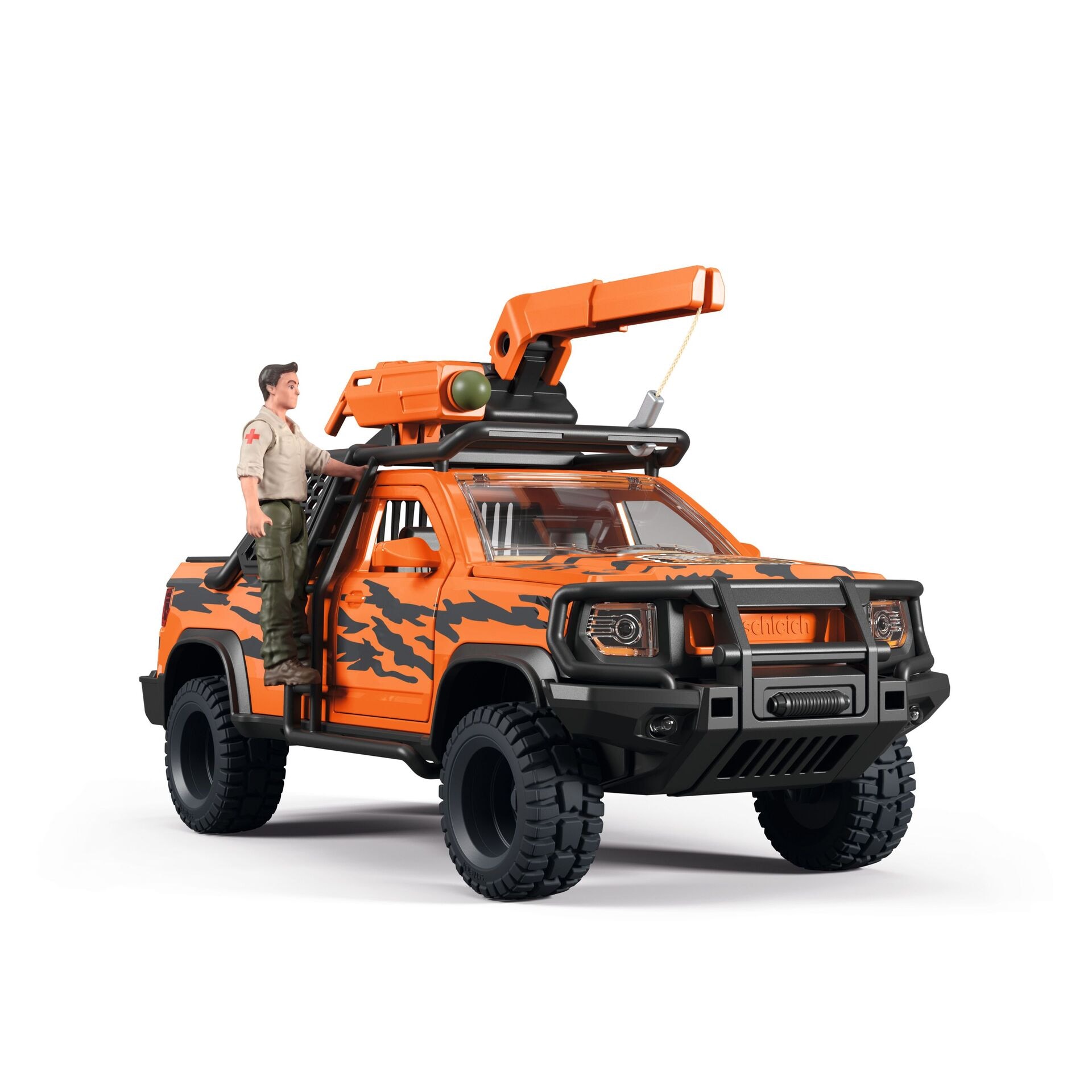 Fahrzeug - Schleich - Abenteuerfahrzeug im Dschungel - Modell SCHLEICH 42720 Produktbild fuer Online-Shop